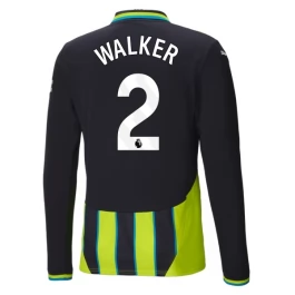 Manchester City Walker 2 Uitshirt 2024-2025 L/S Voetbaltenue