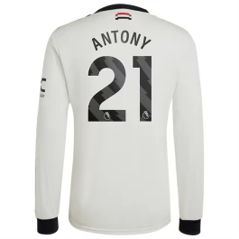 Manchester United Antony 21 Third Shirt 2024-2025 L/S Voetbaltenue