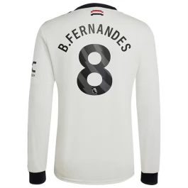 Manchester United B.Fernandes 8 Third Shirt 2024-2025 L/S Voetbaltenue