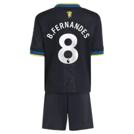Manchester United B.Fernandes 8 Third Shirt Kids 2025-2026 Voetbaltenue