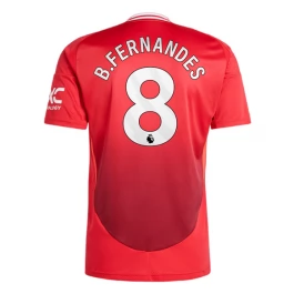 Manchester United B.Fernandes 8 Thuisshirt 2024-2025 Voetbaltenue