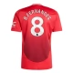 Manchester United B.Fernandes 8 Thuisshirt 2024-2025 Voetbaltenue