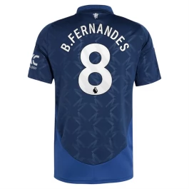 Manchester United B.Fernandes 8 Uitshirt 2024-2025 Voetbaltenue