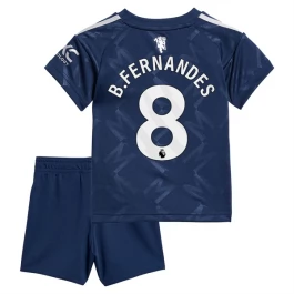 Manchester United B.Fernandes 8 Uitshirt Kids 2024-2025 Voetbaltenue