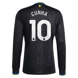 Manchester United Cunha 10 Third Shirt 2025-2026 L/S Voetbaltenue