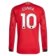 Manchester United Cunha 10 Thuisshirt 2025-2026 L/S Voetbaltenue