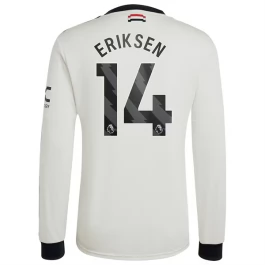 Manchester United Eriksen 14 Third Shirt 2024-2025 L/S Voetbaltenue