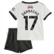 Manchester United Garnacho 17 Third Shirt Kids 2024-2025 Voetbaltenue