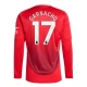 Manchester United Garnacho 17 Thuisshirt 2024-2025 L/S Voetbaltenue