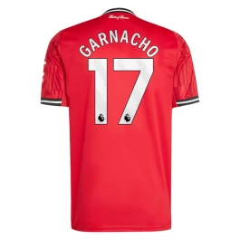 Manchester United Garnacho 17 Thuisshirt 2025-2026 Voetbaltenue