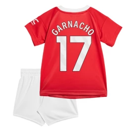Manchester United Garnacho 17 Thuisshirt Kids 2024-2025 Voetbaltenue