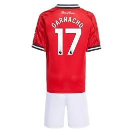 Manchester United Garnacho 17 Thuisshirt Kids 2025-2026 Voetbaltenue