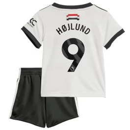 Manchester United Højlund 9 Third Shirt Kids 2024-2025 Voetbaltenue