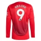 Manchester United Højlund 9 Thuisshirt 2024-2025 L/S Voetbaltenue
