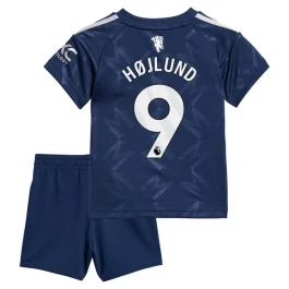 Manchester United Højlund 9 Uitshirt Kids 2024-2025 Voetbaltenue