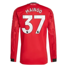 Manchester United Mainoo 37 Thuisshirt 2025-2026 L/S Voetbaltenue