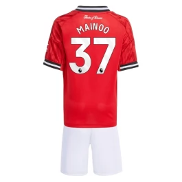 Manchester United Mainoo 37 Thuisshirt Kids 2025-2026 Voetbaltenue