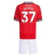 Manchester United Mainoo 37 Thuisshirt Kids 2025-2026 Voetbaltenue