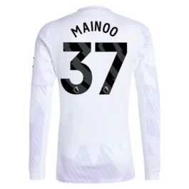 Manchester United Mainoo 37 Uitshirt 2025-2026 L/S Voetbaltenue