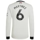 Manchester United Martinez 6 Third Shirt 2024-2025 L/S Voetbaltenue