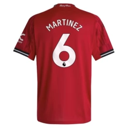 Manchester United Martinez 6 Thuisshirt 2025-2026 Voetbaltenue