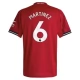 Manchester United Martinez 6 Thuisshirt 2025-2026 Voetbaltenue