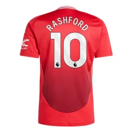 Manchester United Rashford 10 Thuisshirt 2024-2025 Voetbaltenue