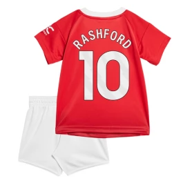 Manchester United Rashford 10 Thuisshirt Kids 2024-2025 Voetbaltenue
