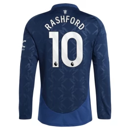 Manchester United Rashford 10 Uitshirt 2024-2025 L/S Voetbaltenue