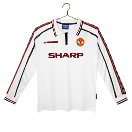 Manchester United Retro Uitshirt 1998-1999 Lange Mouwen