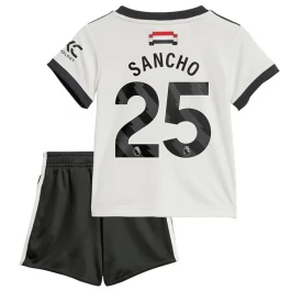 Manchester United Sancho 25 Third Shirt Kids 2024-2025 Voetbaltenue