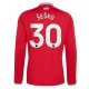 Manchester United Šeško 30 Thuisshirt 2026-2027 Lange Mouwen