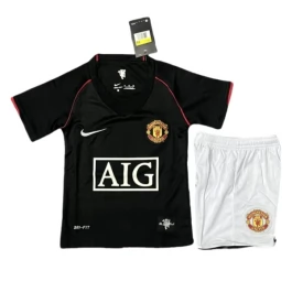Manchester United Third Shirt Kids Retro 2007-2008 Voetbaltenue