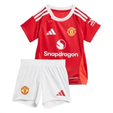Manchester United Thuisshirt Kids 2024-2025 Voetbaltenue