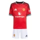 Manchester United Thuisshirt Kids 2025-2026 Voetbaltenue