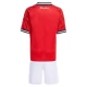 Manchester United Thuisshirt Kids 2025-2026 Voetbaltenue