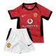 Manchester United Thuisshirt Kids Retro 2002-2003 Voetbaltenue