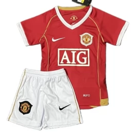 Manchester United Thuisshirt Kids Retro 2006-2007 Voetbaltenue