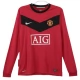 Manchester United Thuisshirt Retro 2009-2010 L/S Voetbaltenue