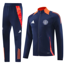 Manchester United Trainingsjackpakken 2024-25 - Blauw
