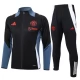 Manchester United Trainingsjackpakken 2024-25 - Zwart Blauw