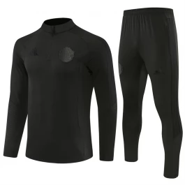 Manchester United Trainingspak 2026-27 - 1-4 Zip Zwart