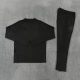 Manchester United Trainingspak 2026-27 - 1-4 Zip Zwart