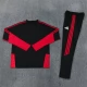 Manchester United Trainingspak 2026-27 - 1-4 Zip Zwart Rood