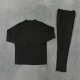 Manchester United Trainingspak 2026-27 Kind - 1-4 Zip Zwart