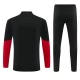 Manchester United Trainingspak 2026-27 Kind - 1-4 Zip Zwart Rood