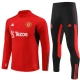 Manchester United Trainingspakken 2023-24 - 1-4 Zip Rood