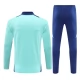 Manchester United Trainingspakken 2024-25 - 1-4 Zip Blauw
