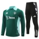 Manchester United Trainingspakken 2024-25 - 1-4 Zip Groen