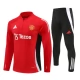 Manchester United Trainingspakken 2024-25 - 1-4 Zip Rood